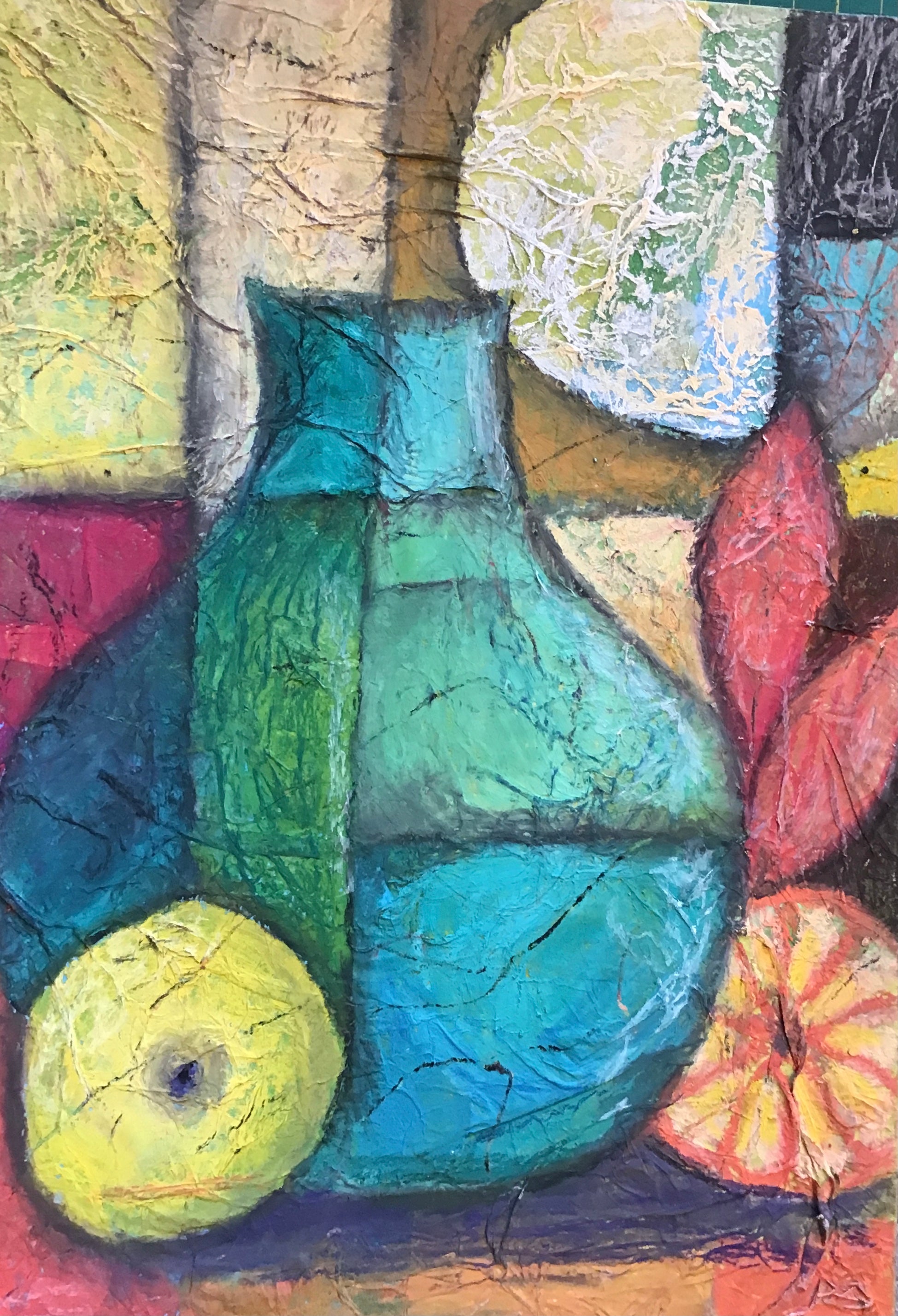 Cubist Still Life in Oil Pastels – 5/6th February