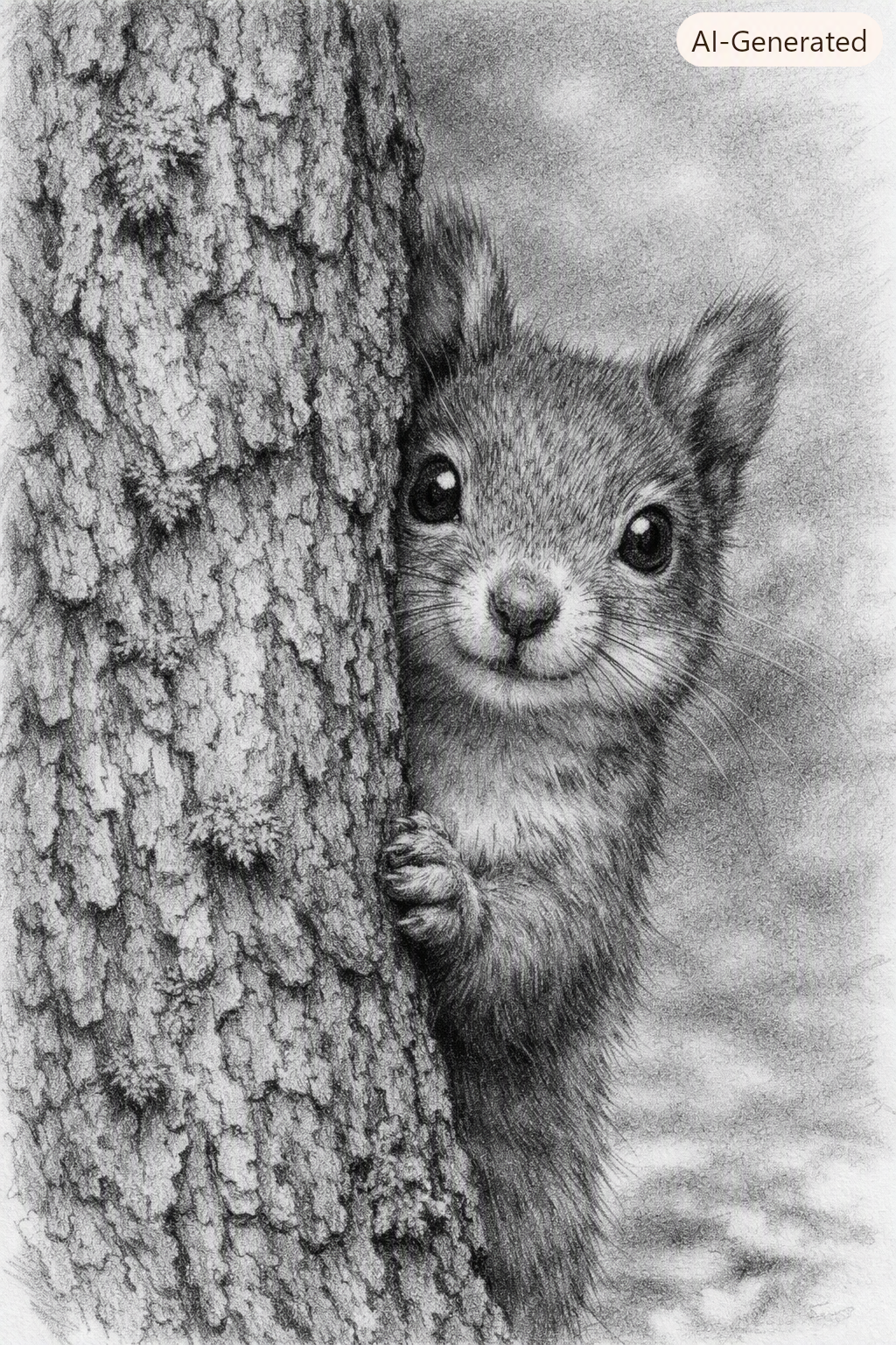 Woodland Animals in Graphite - 3rd or 4th September