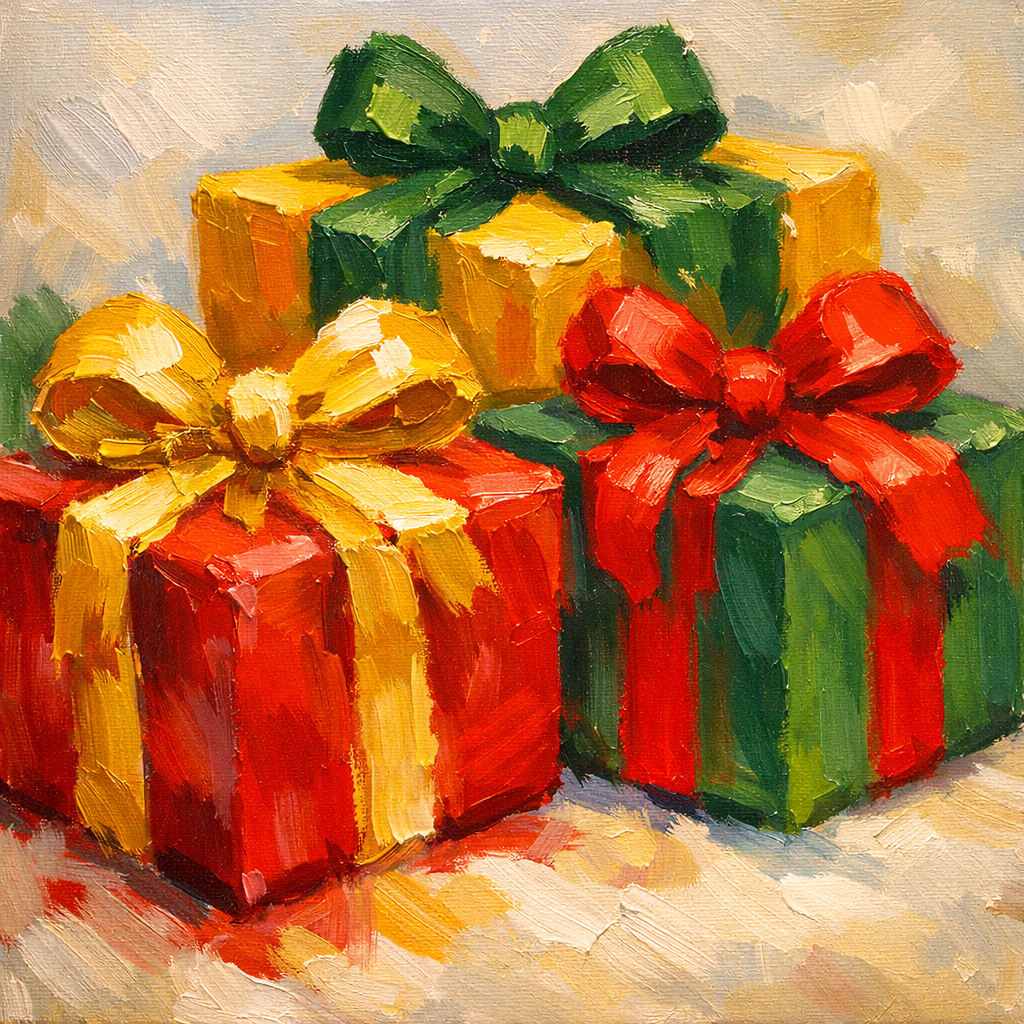 Gift Box in Acrylics - 19th or 20th November